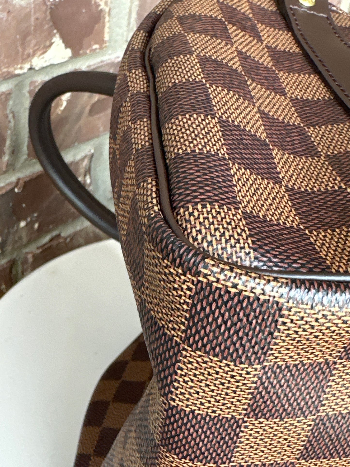 Louis Vuitton Speedy Bandouliere Bag Damier Ebene 25 76909