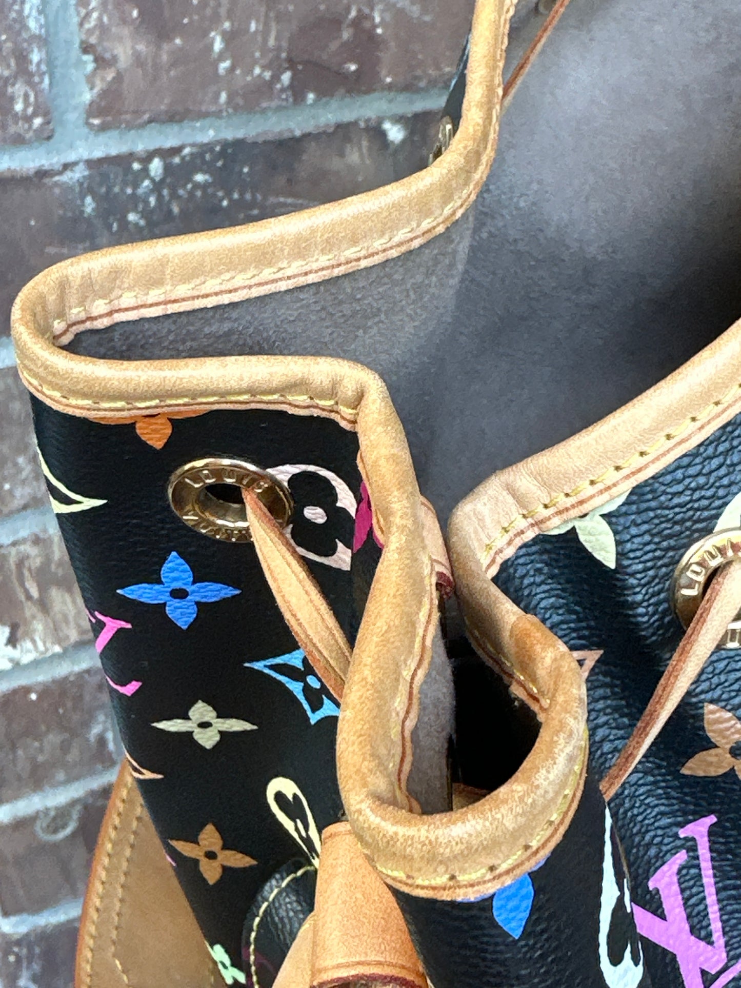 Louis Vuitton Petit Noe Handbag Monogram Multicolor 54679