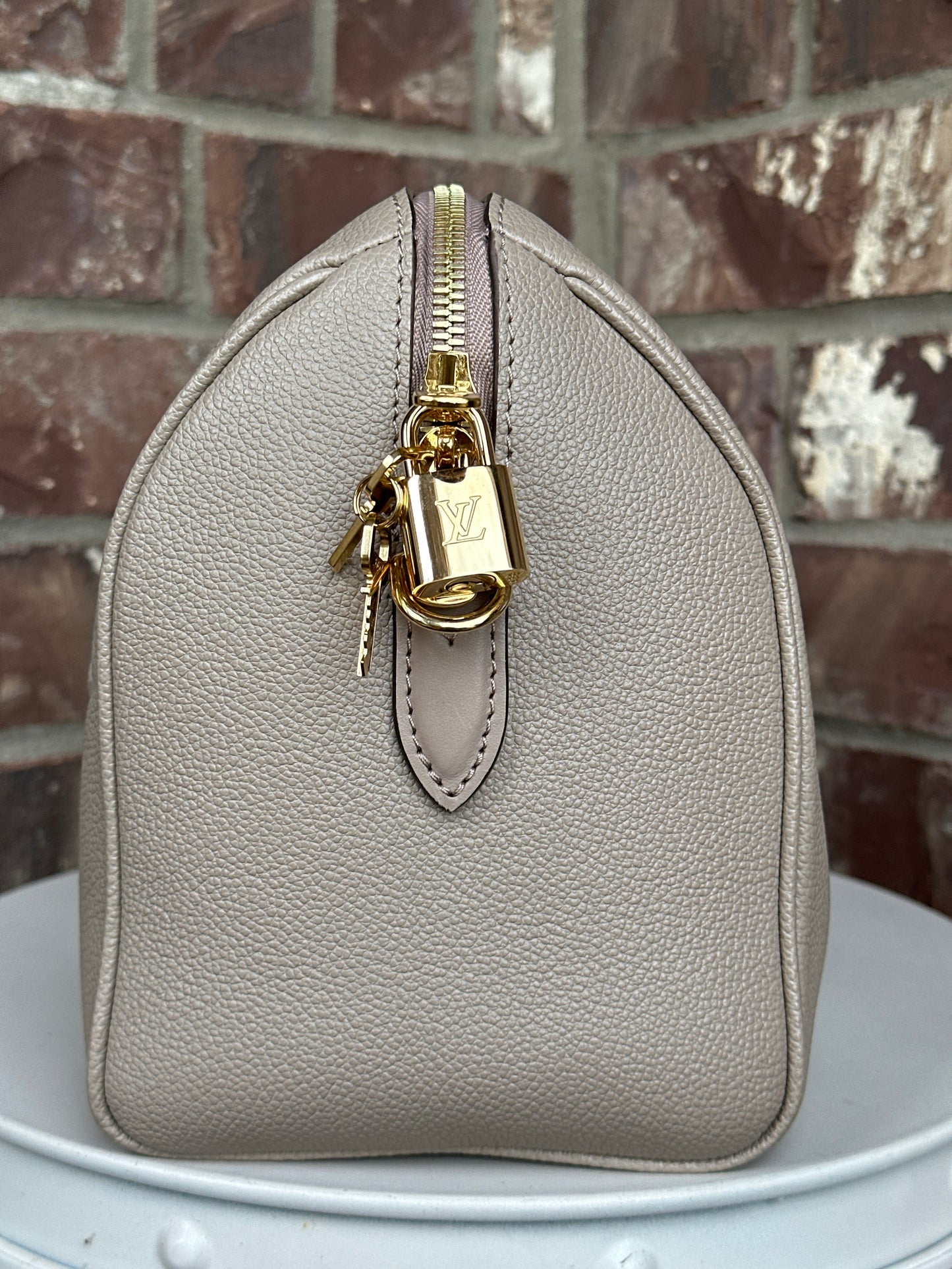 Louis Vuitton Speedy 25 Bandouliere Monogram Empreinte 89234