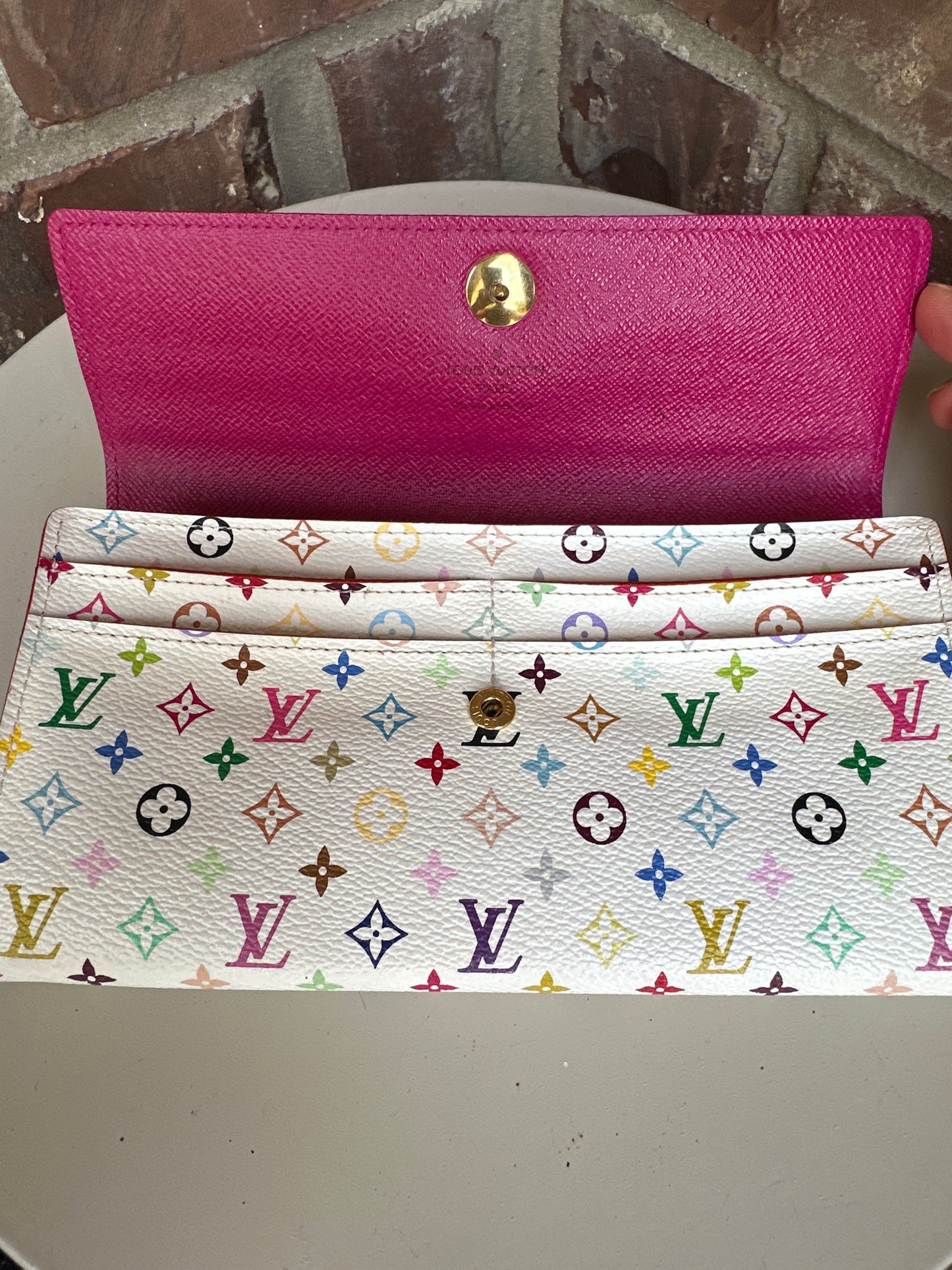 Louis Vuitton Multicolor Sarah Wallet 87234