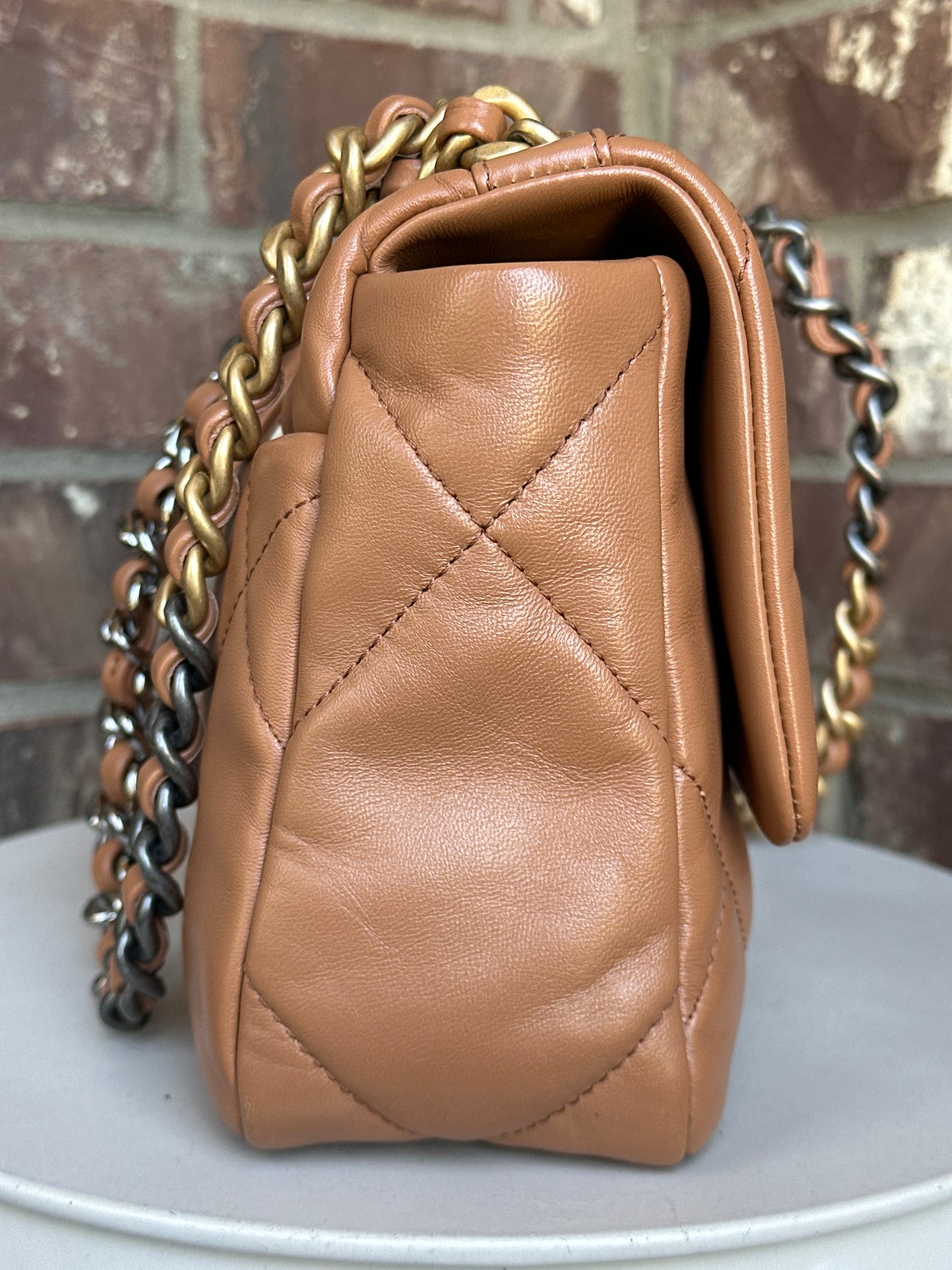 Chanel 19 Flap Bag Quilted Leather Medium 55534