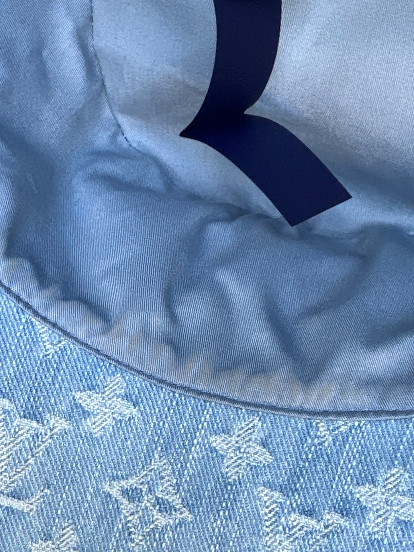 Louis Vuitton Fringe Bucket Hat Monogram Denim 58887