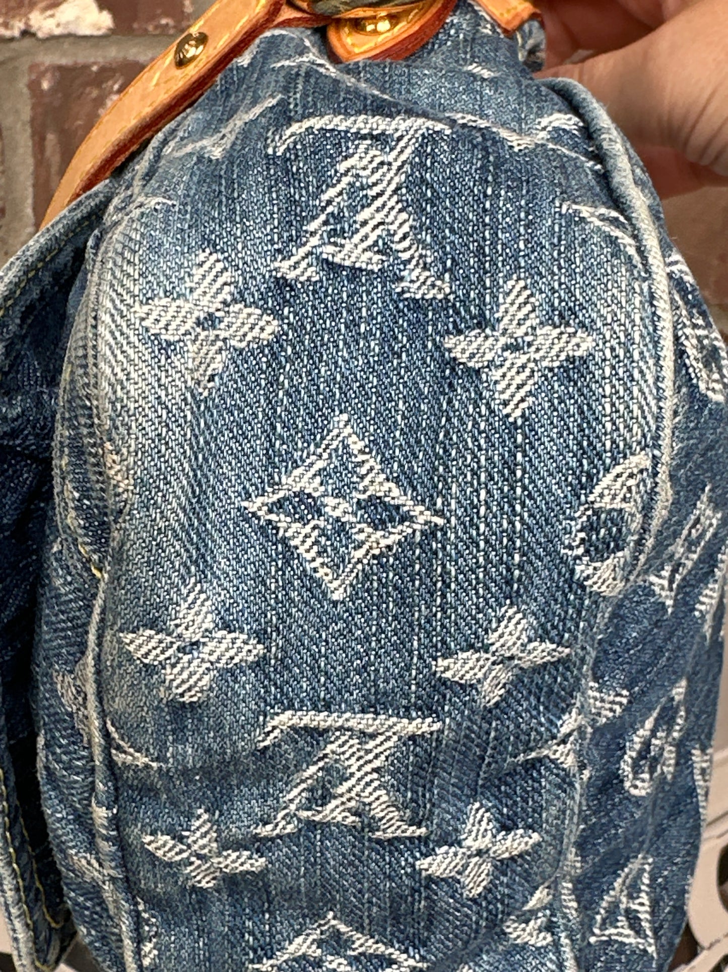 Louis Vuitton Camera Bag Monogram Denim 31179