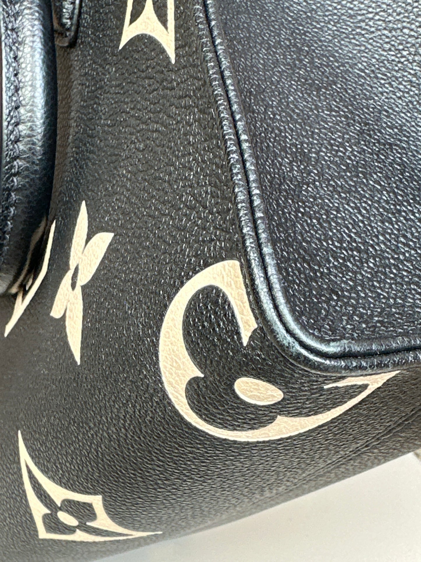 Louis Vuitton OnTheGo Tote Bicolor Monogram Empreinte Giant PM 90376