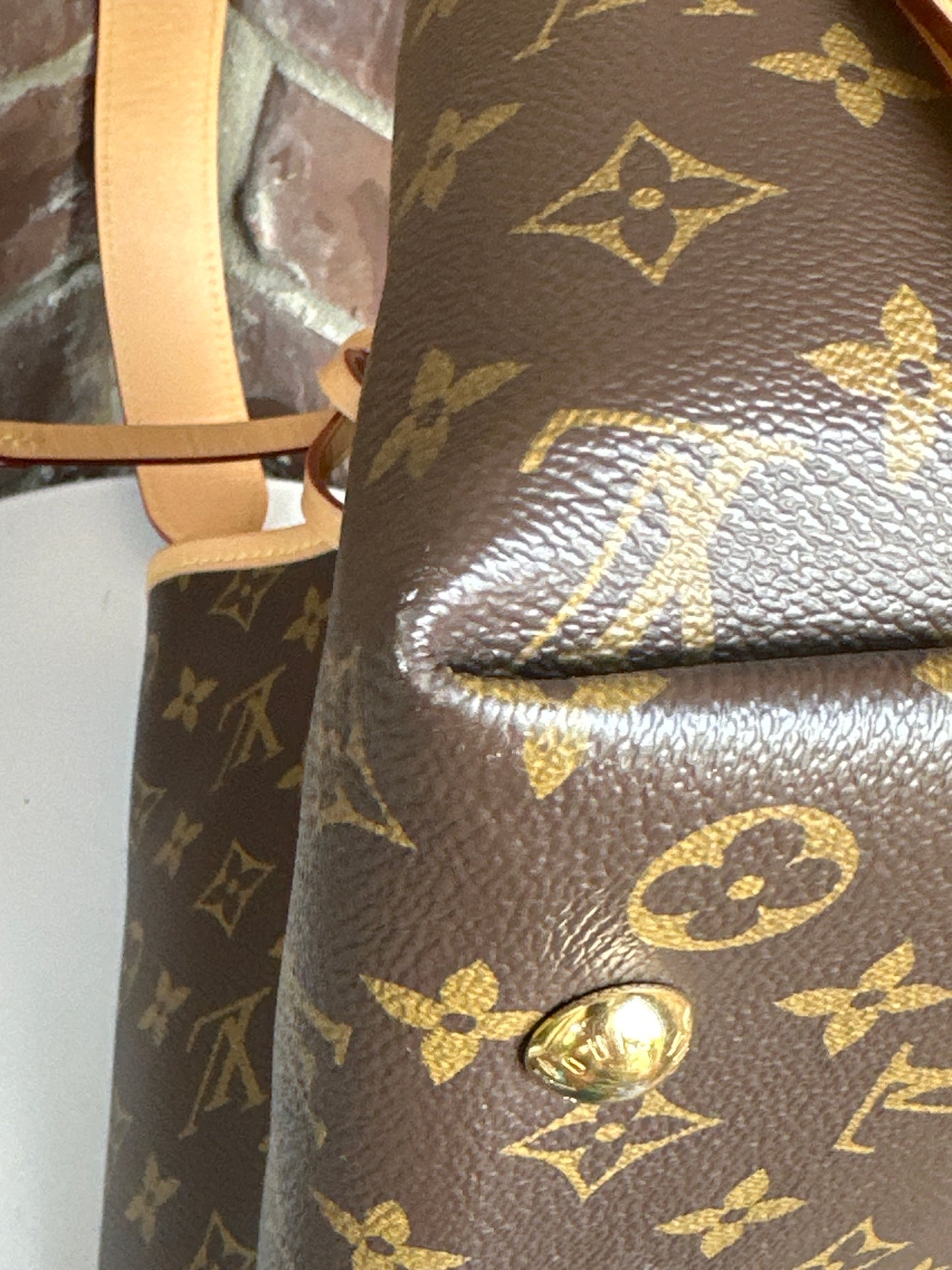 Louis Vuitton CarryAll Hobo Monogram Canvas PM 79989