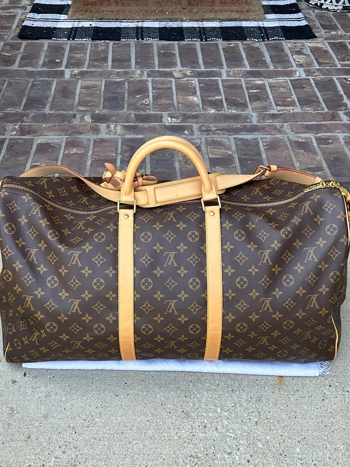 Louis Vuitton Keepall Bandouliere Bag Monogram Canvas 60 712321052