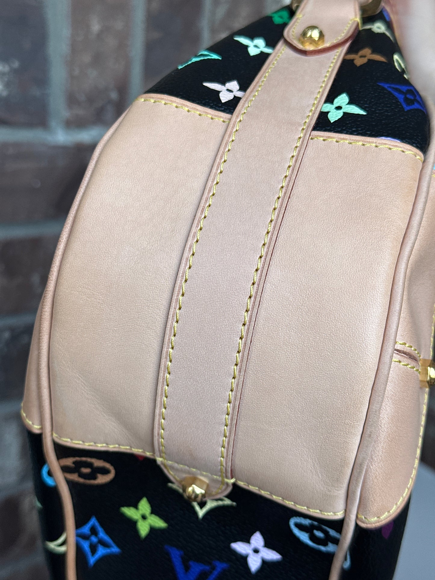 Louis Vuitton Greta Monogram Multicolor Black 61112