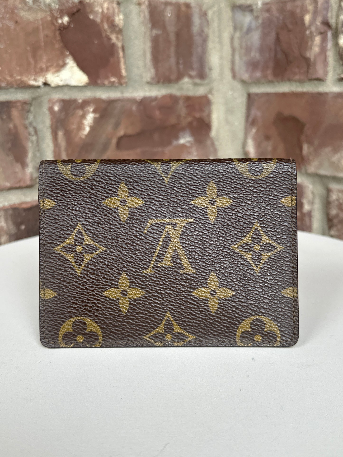 Louis Vuitton Monogram Porto 2 Cult Vertical Pass Case 95112