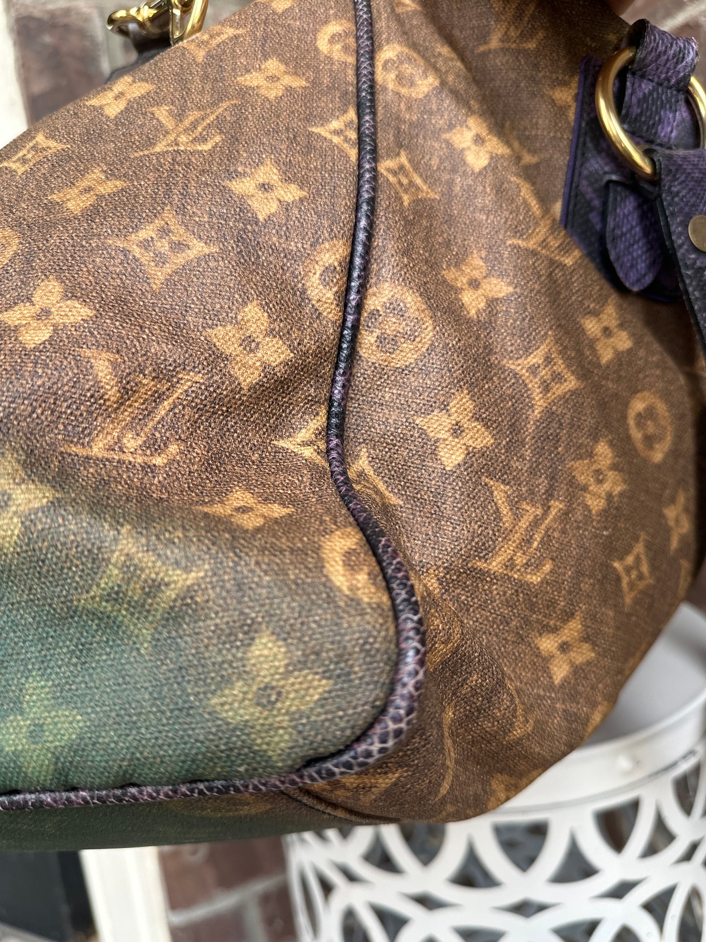 Louis Vuitton x Richard Prince Limited Edition Monogram Heartbreak Jokes Tote 67776