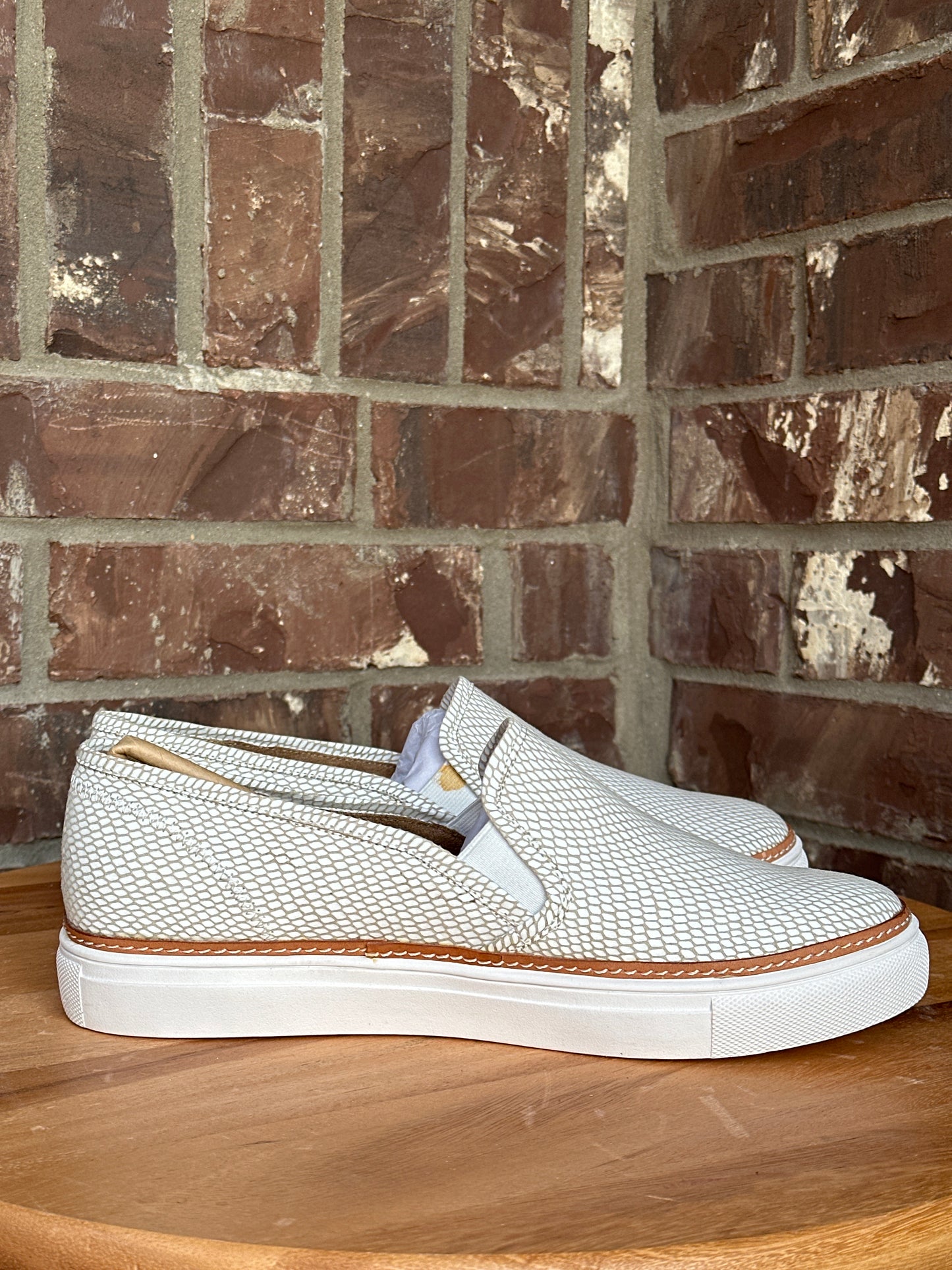 Aerosoles Newburgh White Snake Size 9M