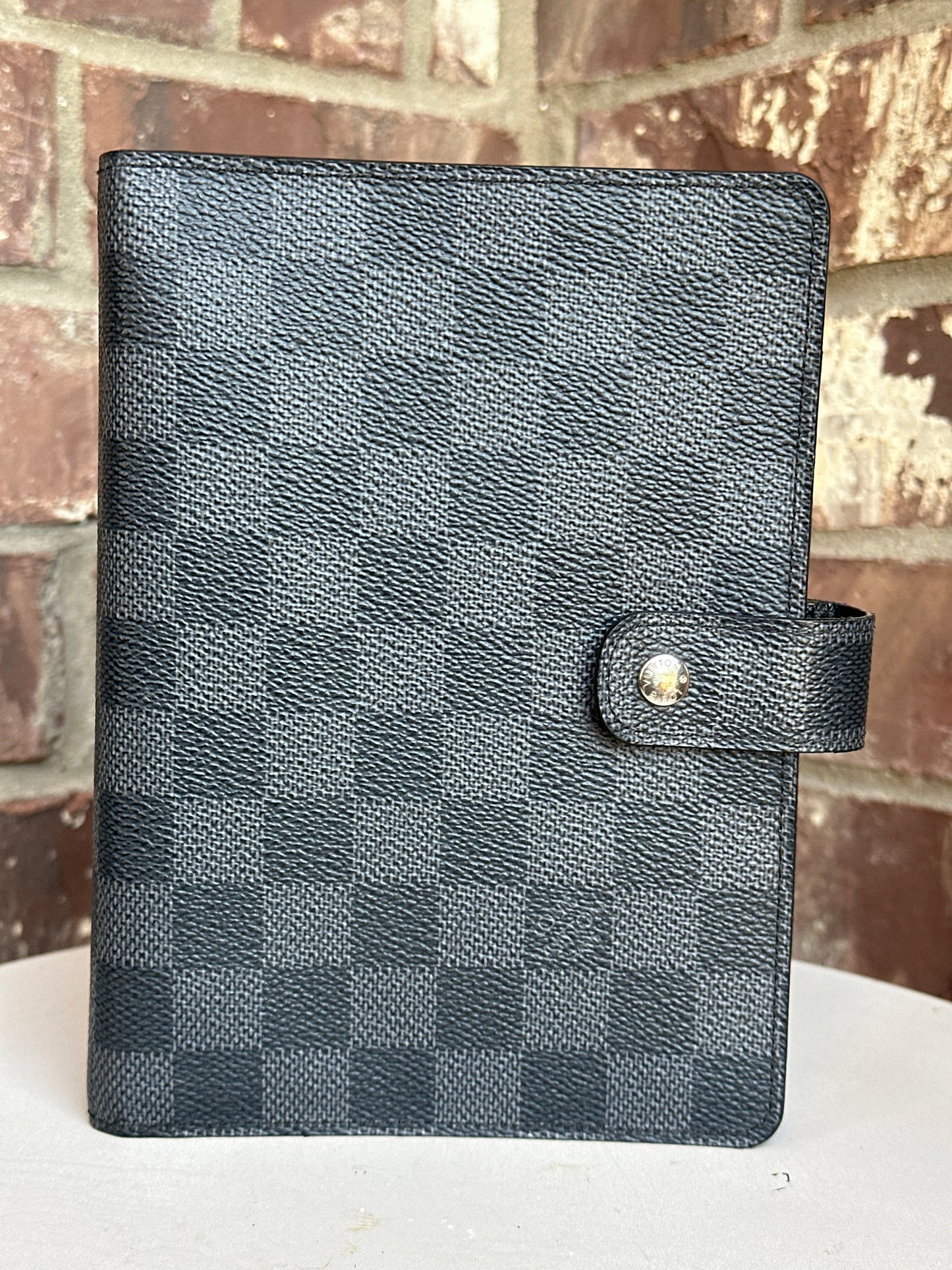 Louis Vuitton Agenda MM Damier Graphite Canvas 93458