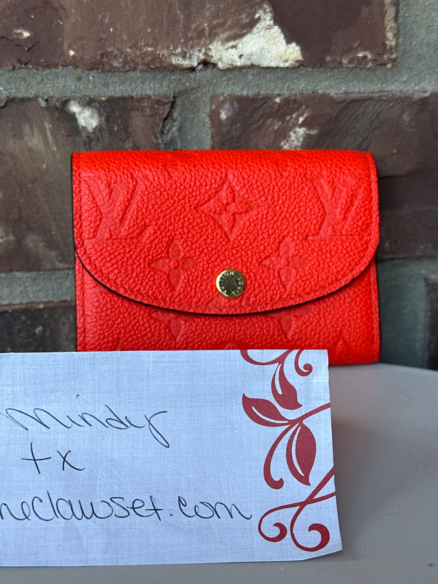 Louis Vuitton Rosalie Empreinte Wallet 11134