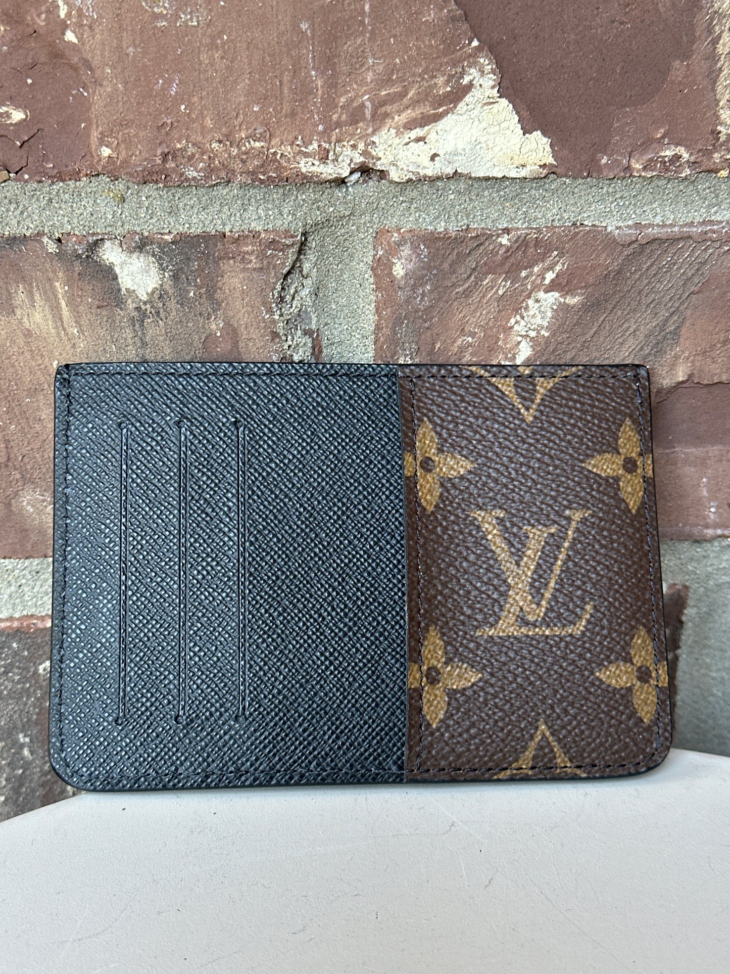 Louis Vuitton Neo Card Holder Monogram Macassar 41123