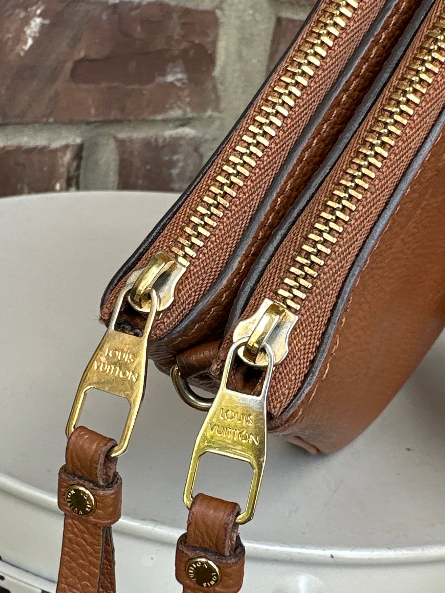 Louis Vuitton Double Zip Pochette Empreinte Giant 79098