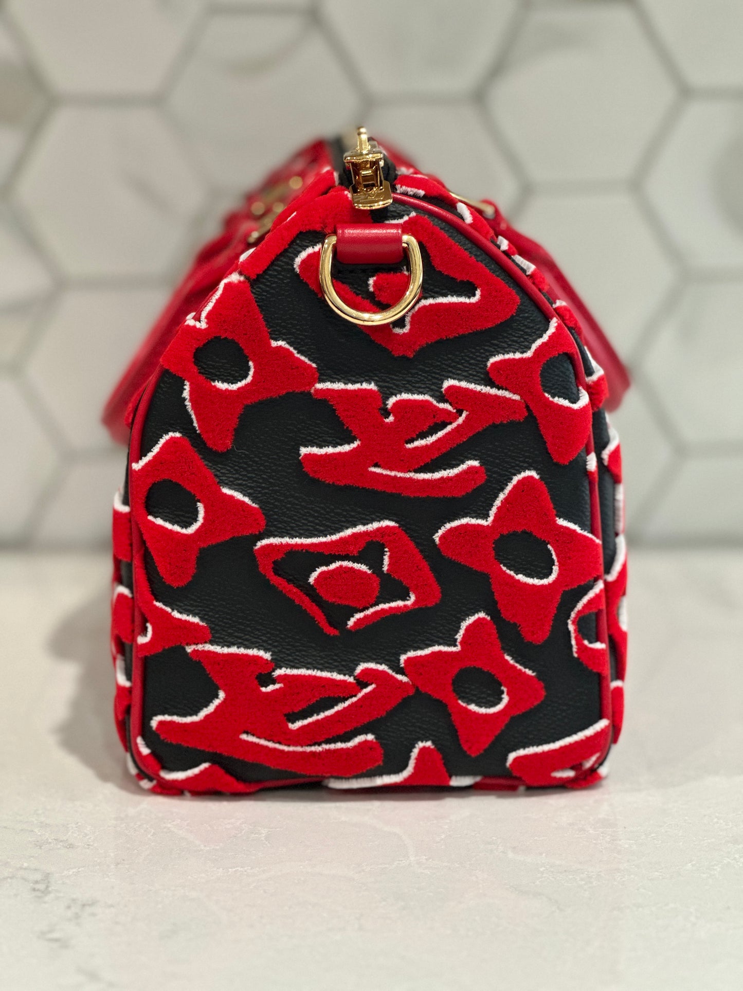 Louis Vuitton x Urs Fischer Monogram Speedy Bandouliére 25