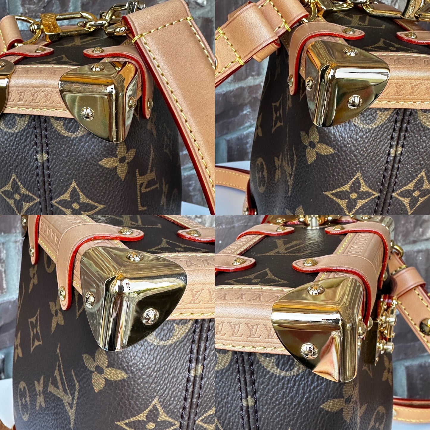 Louis Vuitton Side Trunk Monogram Canvas PM 49283