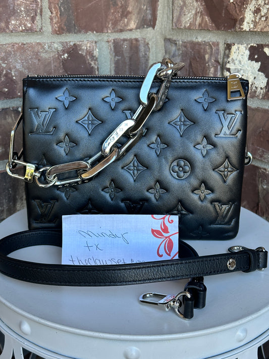 Louis Vuitton Coussin Bag Monogram Embossed Lambskin BB 43568