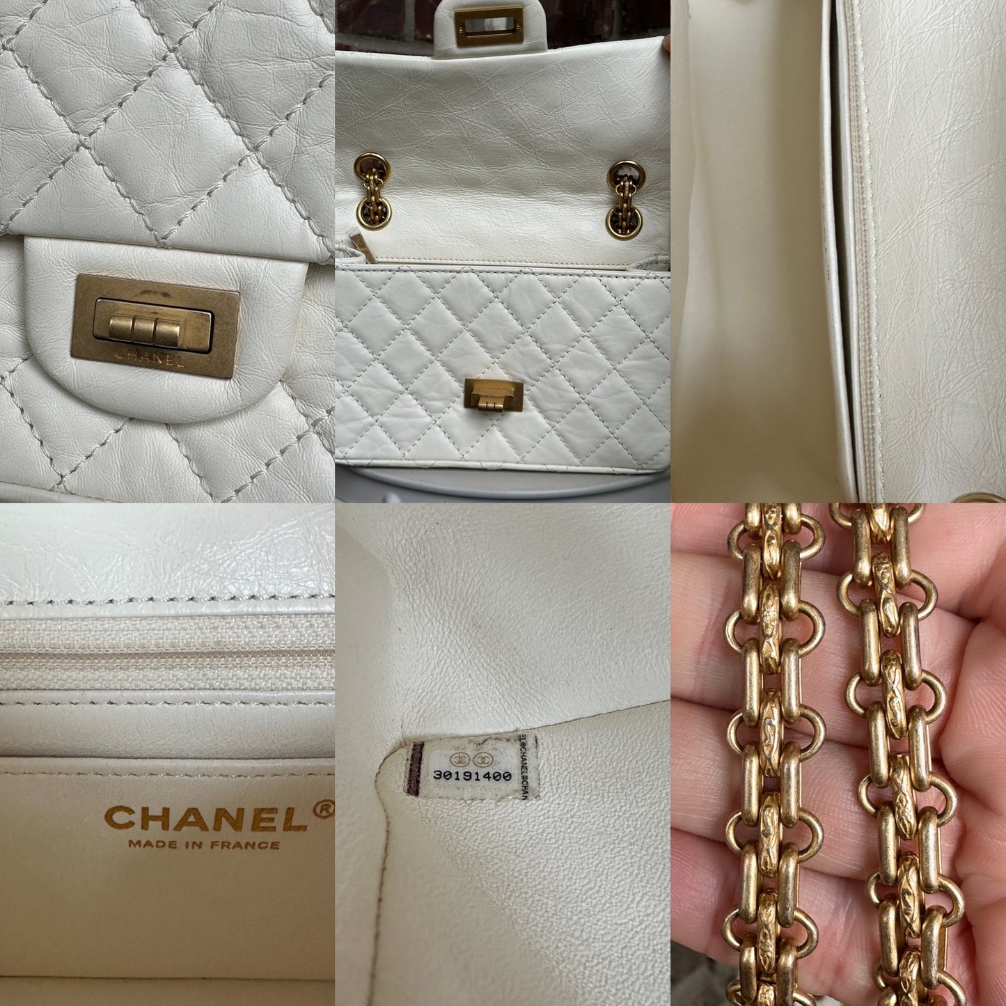 Chanel Reissue 2.55 Flap Bag Quilted Aged Calfskin Mini 80043