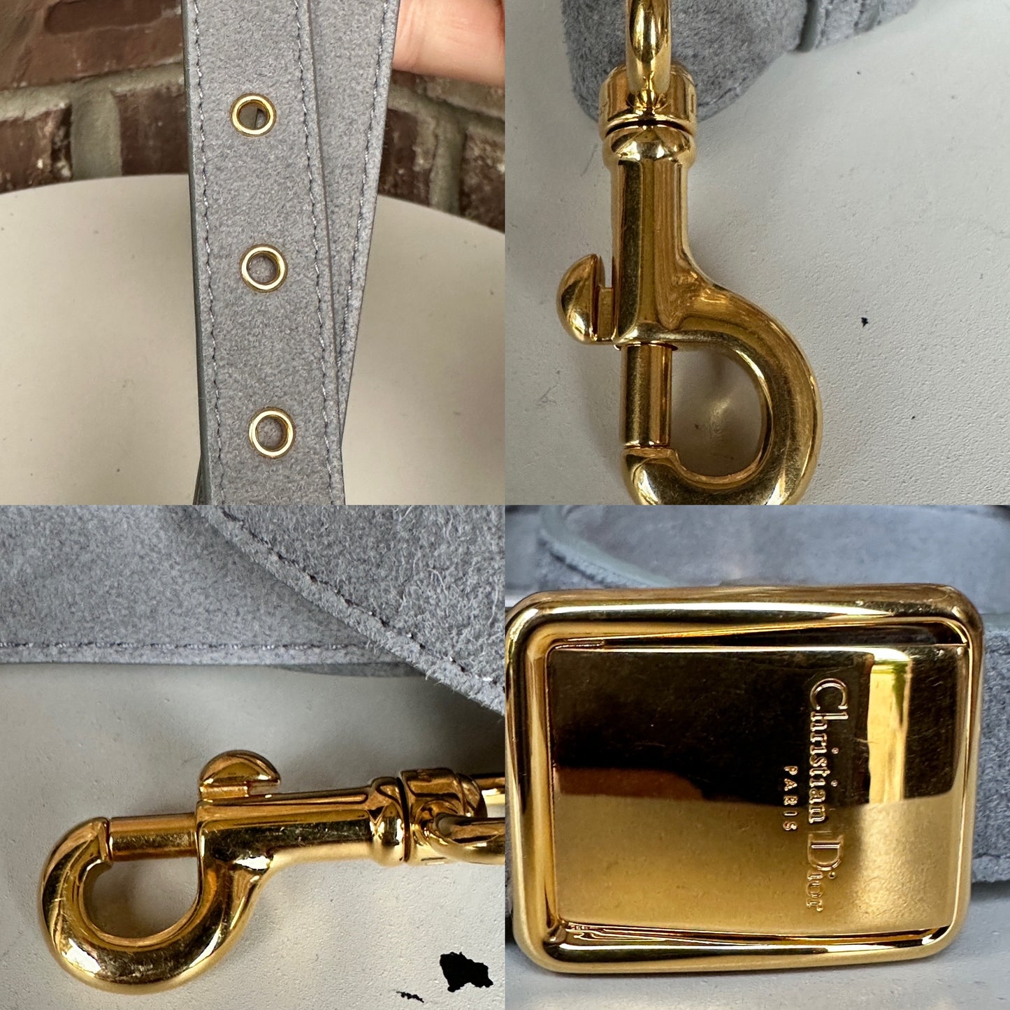 Christian Dior Bobby Flap Bag Shearling and Suede Medium 69901