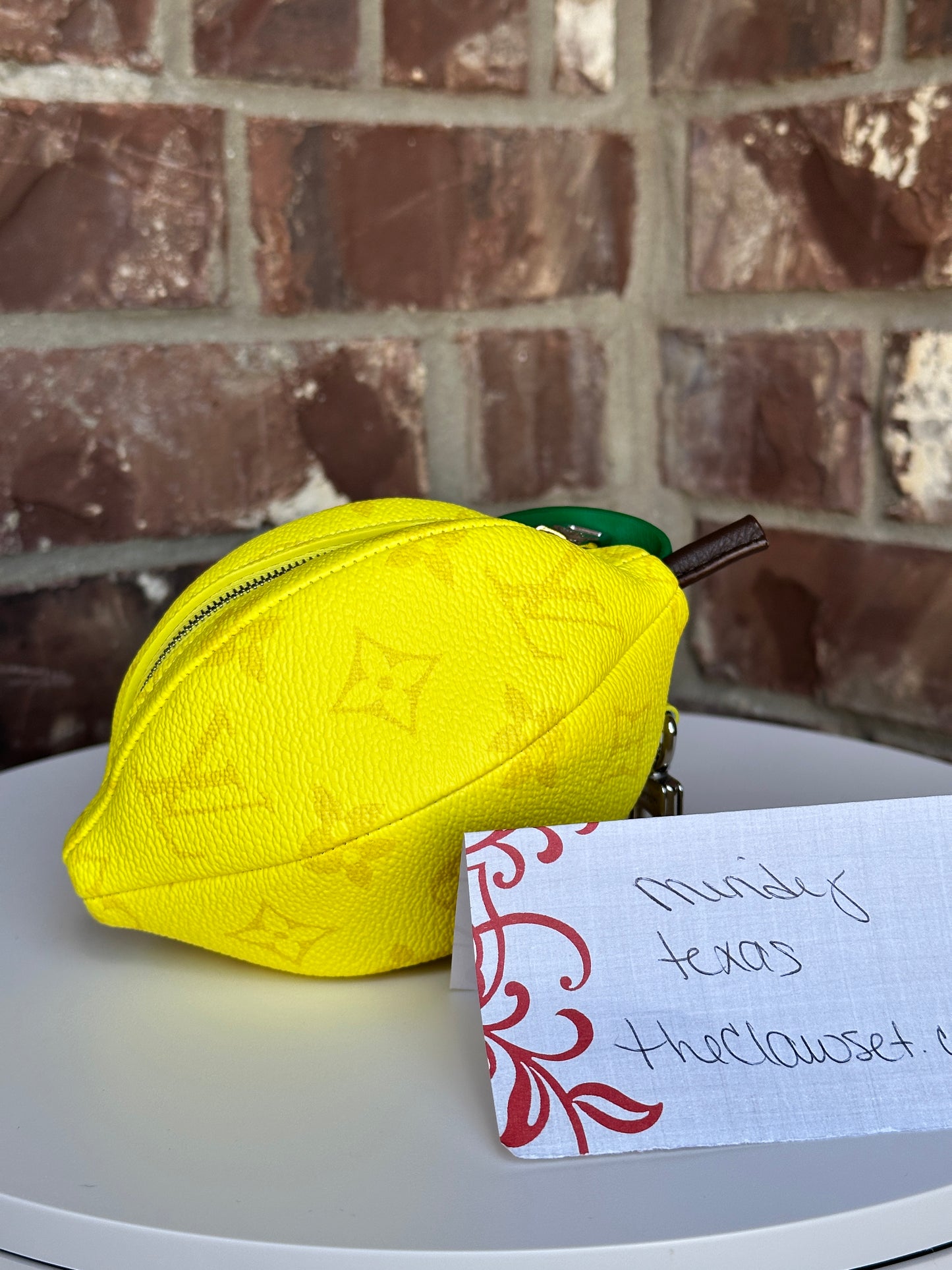 Louis Vuitton Lemon Limited Edition Pouch 40954
