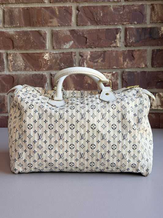 Louis Vuitton Speedy Handbag Mini Lin Croisette 30 - 39271