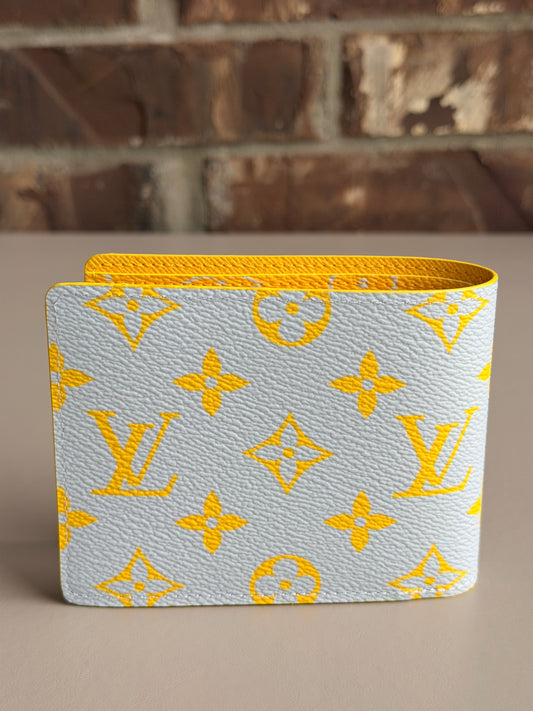 Louis Vuitton Multiple Wallet Monogram Glow Canvas Yellow 83752