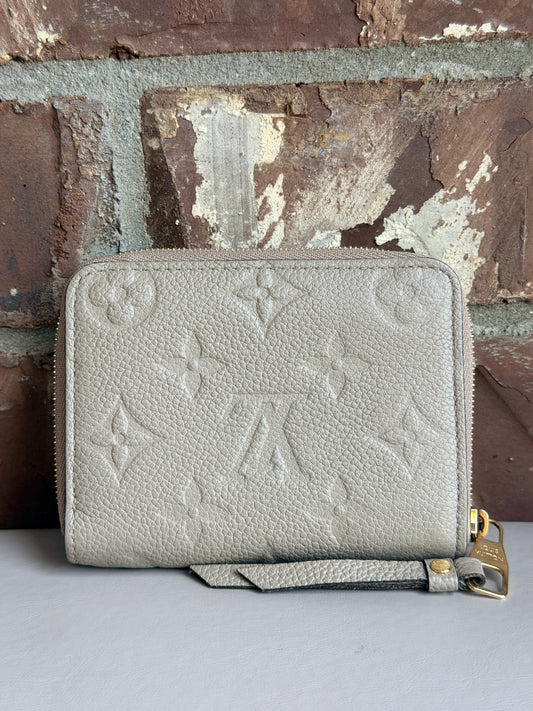 Louis Vuitton Zippy Coin Wallet Turtledove Gray 54626