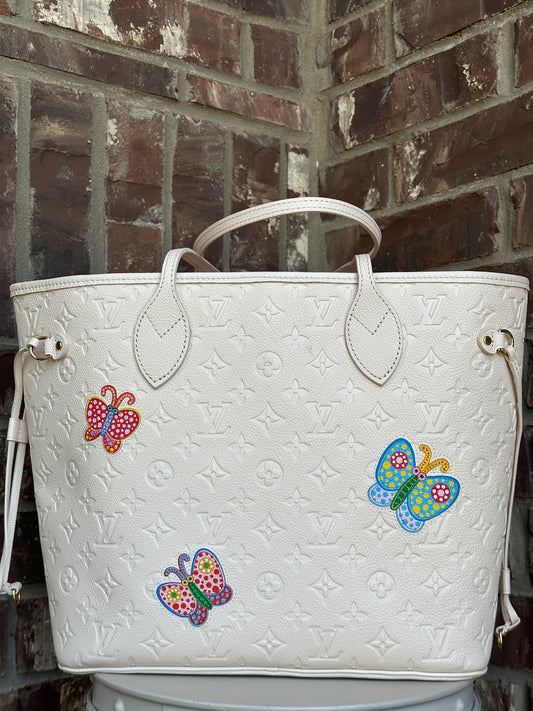 Louis Vuitton Yyahoi Kusama Flowers Neverfull Monogram Empreinte 82938