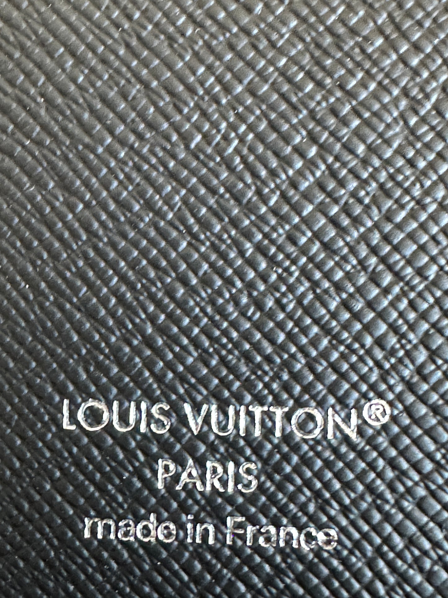 Louis Vuitton Desk Agenda Cover Damier Graphite 41139