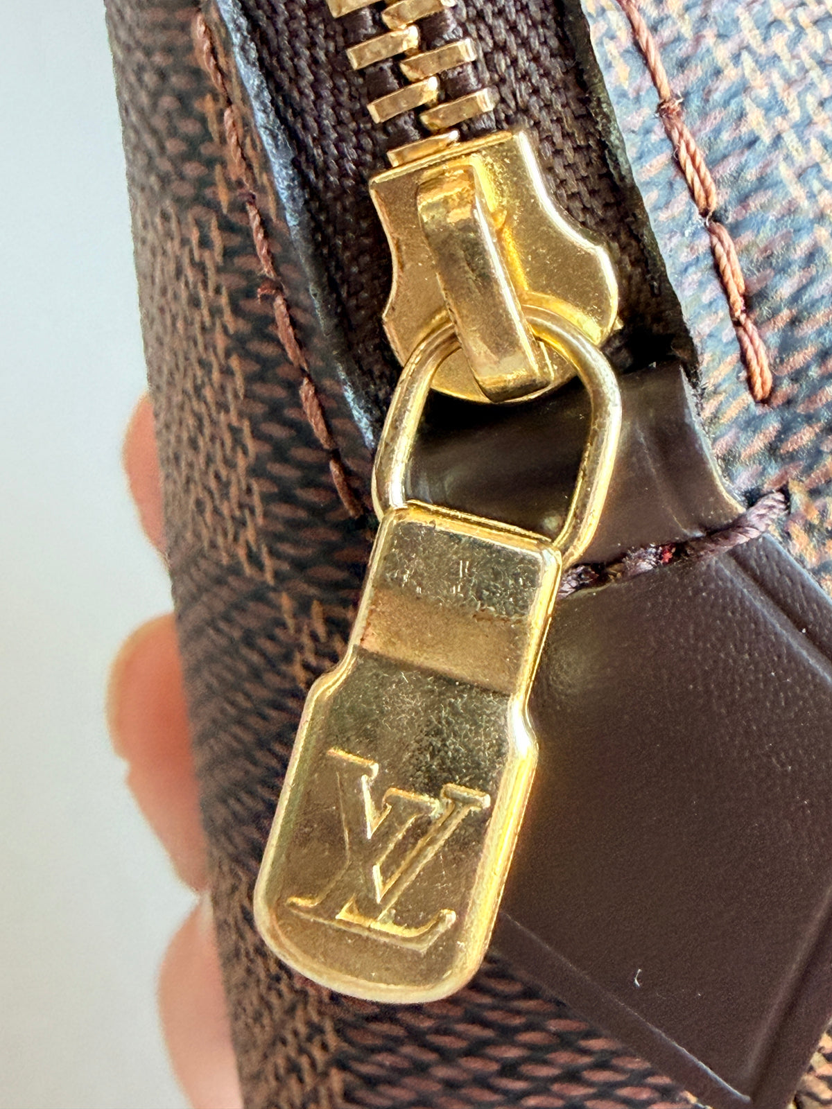 Louis Vuitton Cosmetic Pouch Damier Ebene 45892