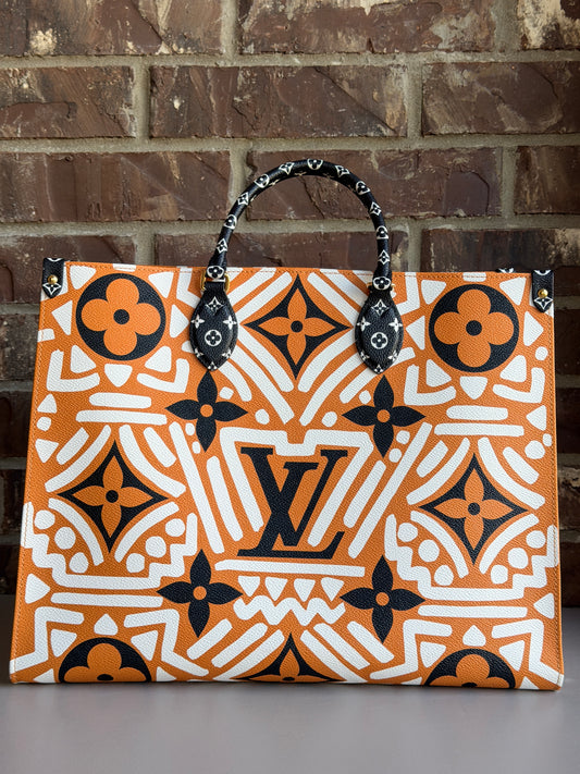Louis Vuitton OnTheGo Tote Limited Edition Crafty Monogram Giant GM 82925