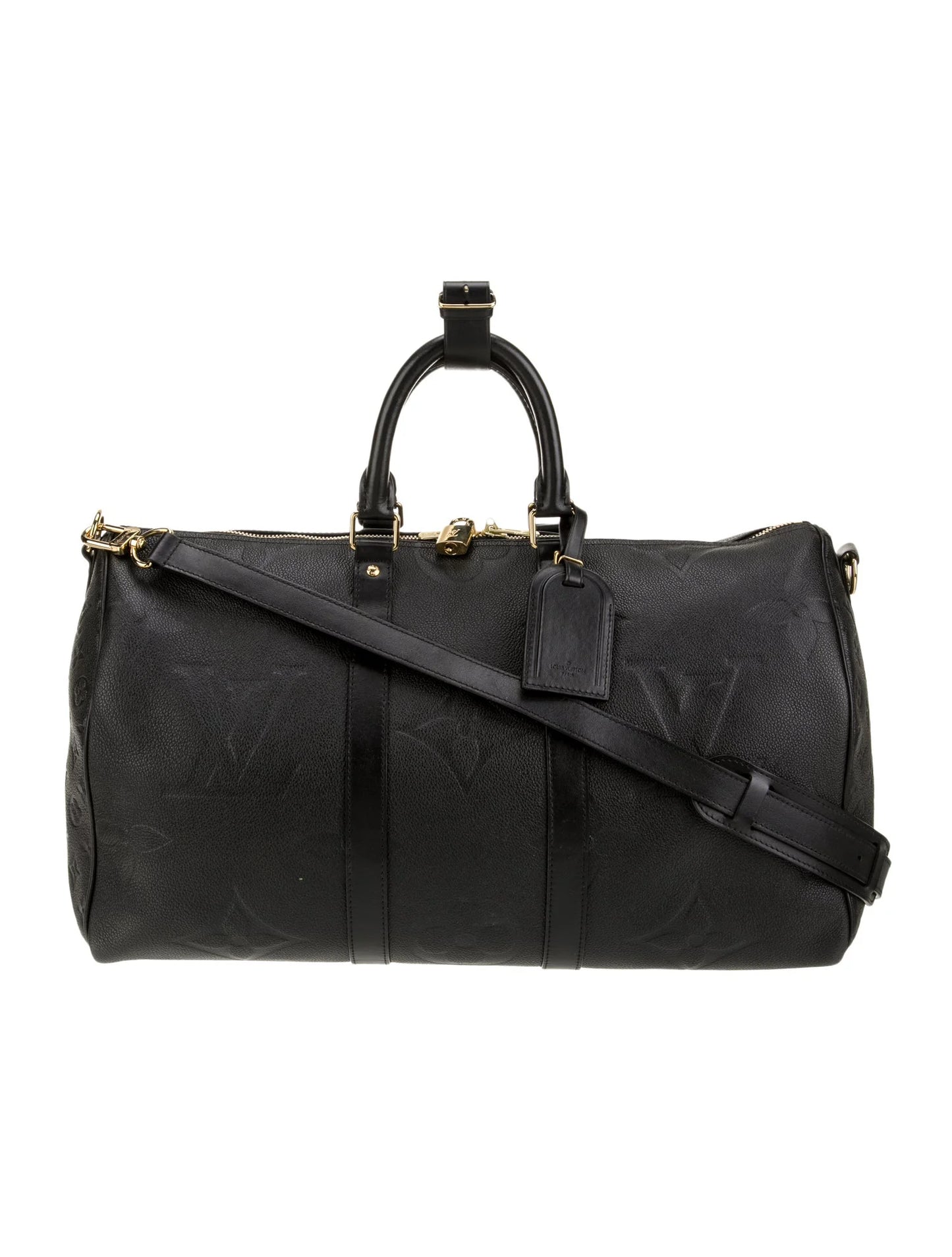 *Louis Vuitton Monogram Giant Empreinte Keepall 45 Bandoulière 41123