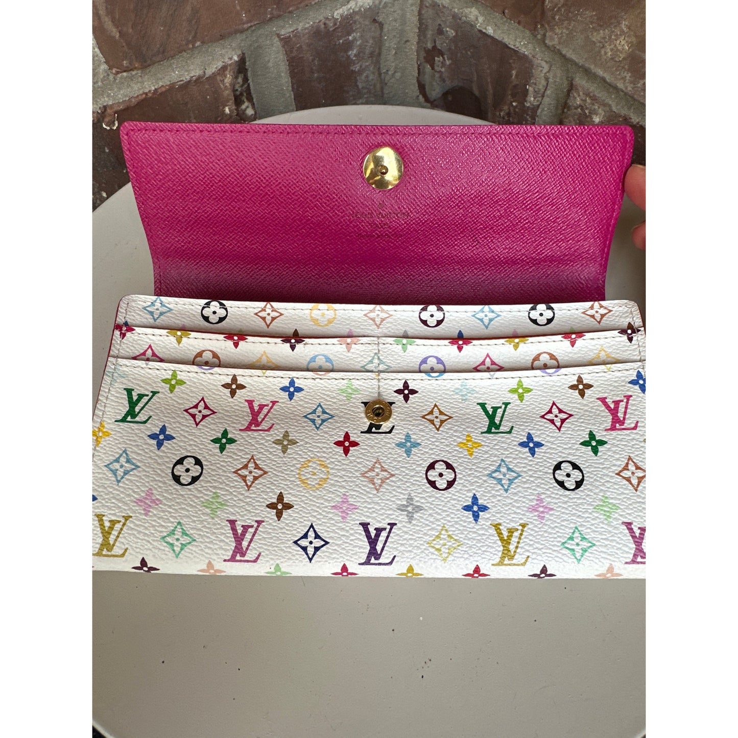 Louis Vuitton Multicolor Sarah Wallet 87234