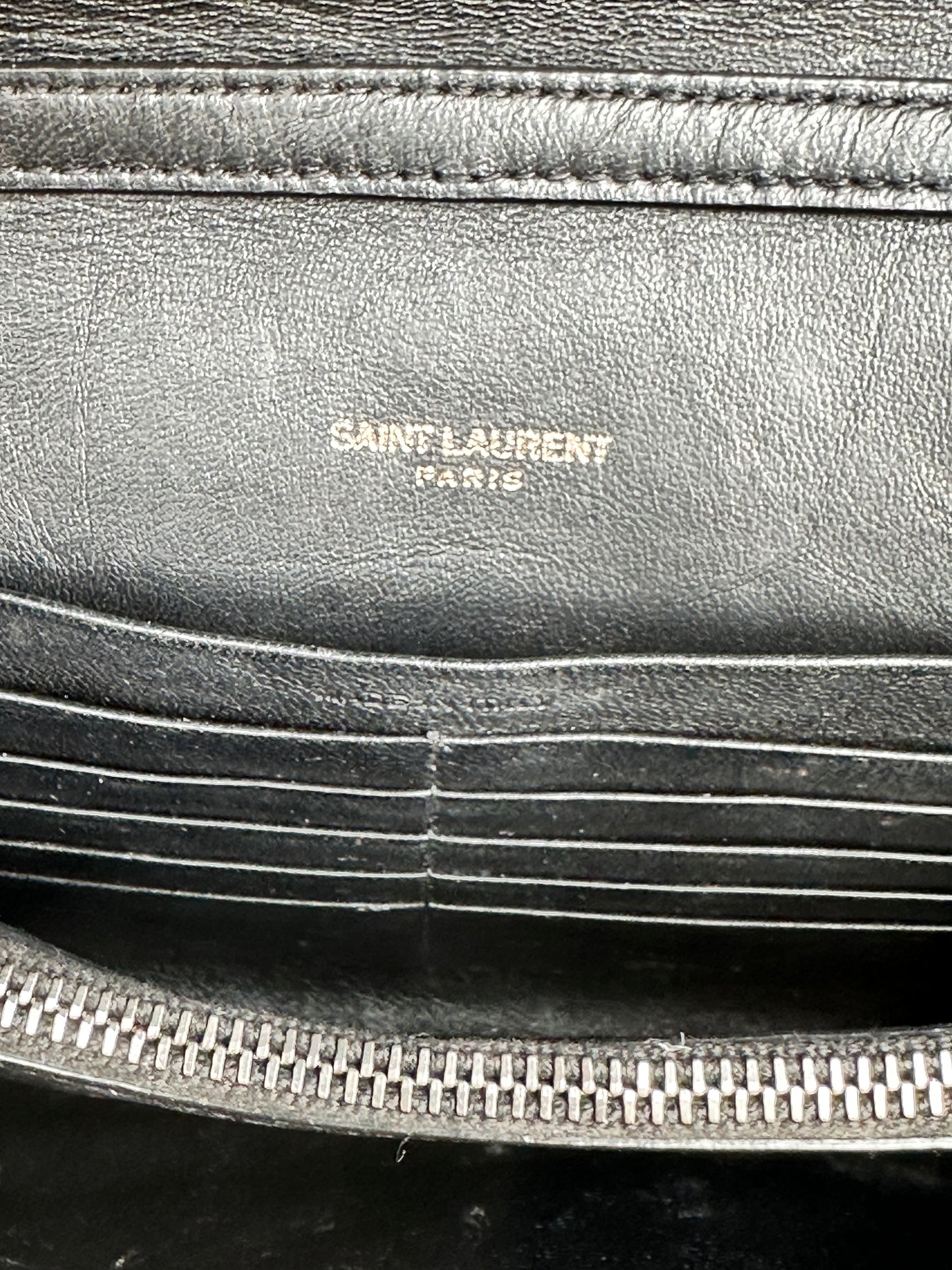 SAINT LAURENT 2021 Becky Wallet On Chain