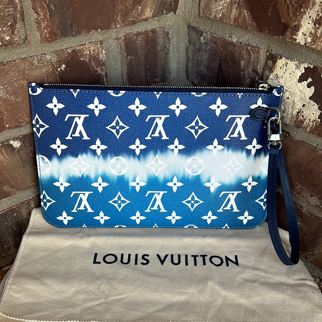 Louis Vuitton Monogram Escale Neverfull Pouch