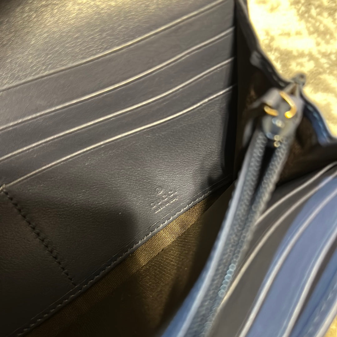 Gucci Long Belted Buckle Wallet