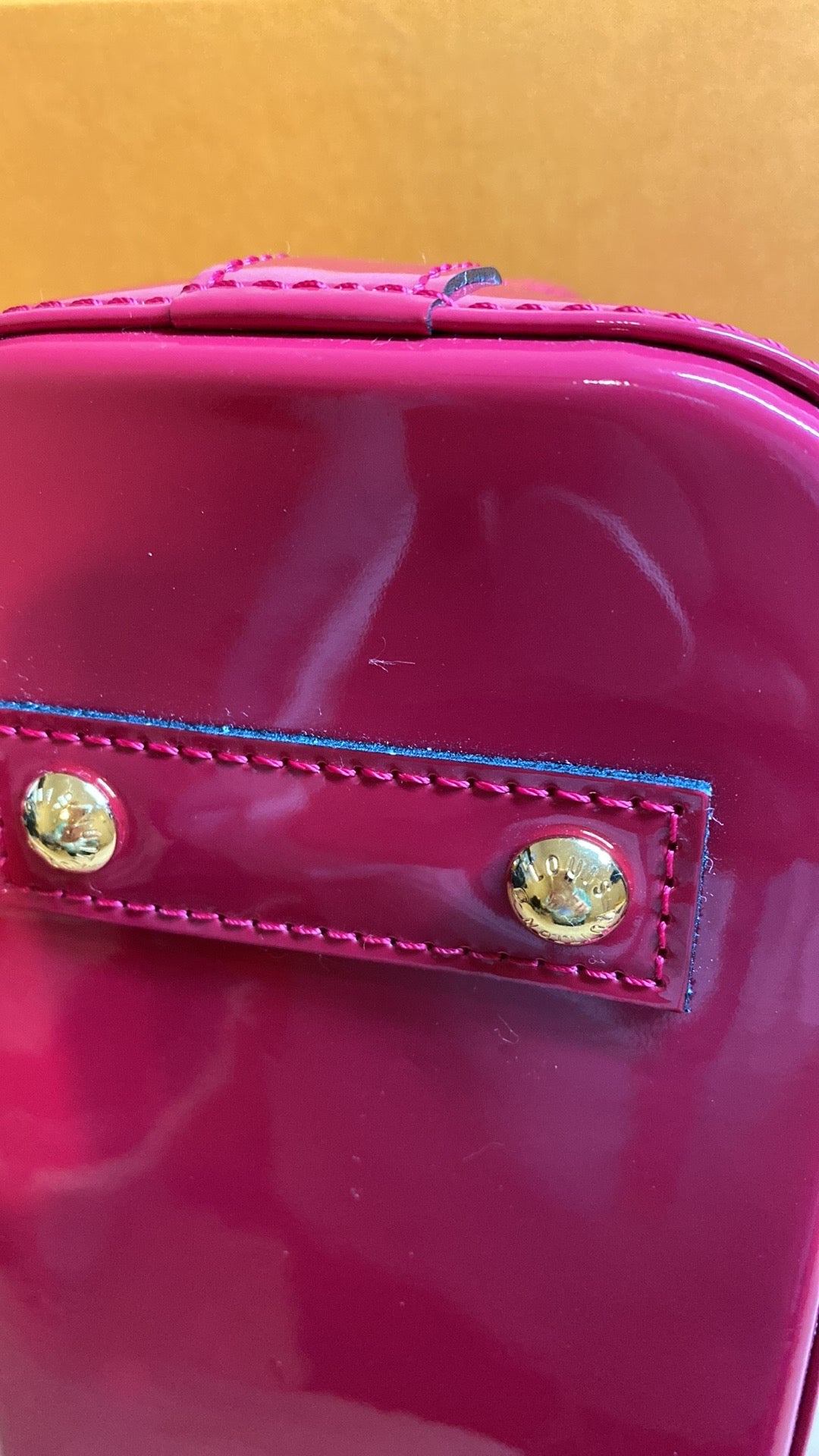 Louis Vuitton Alma Handbag Monogram Vernis BB