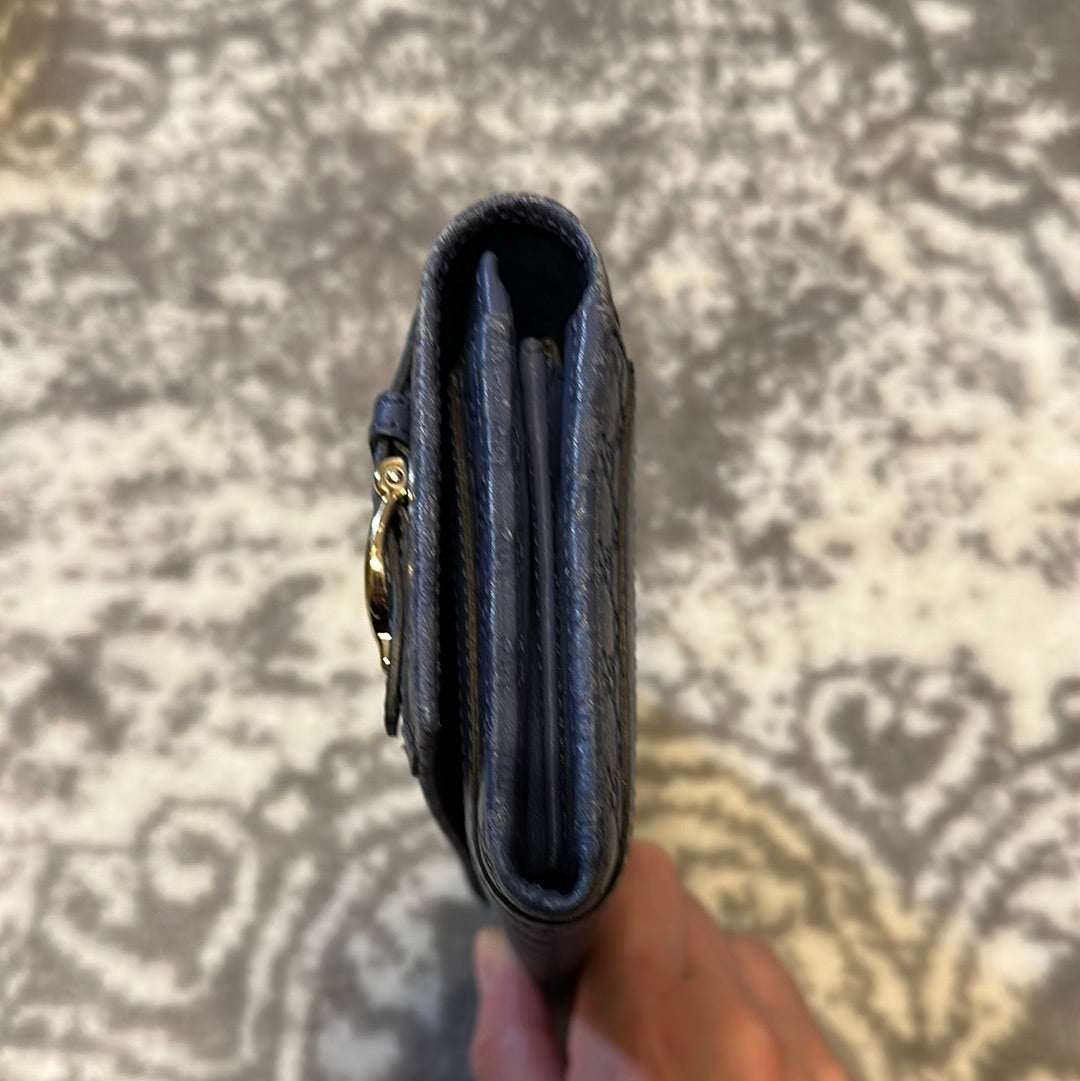Gucci Long Belted Buckle Wallet