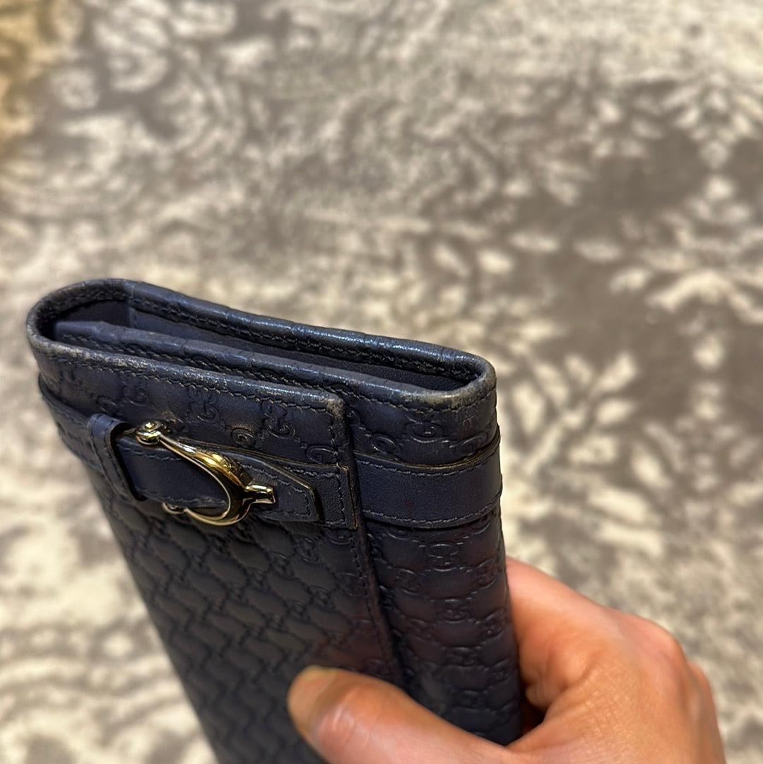 Gucci Long Belted Buckle Wallet