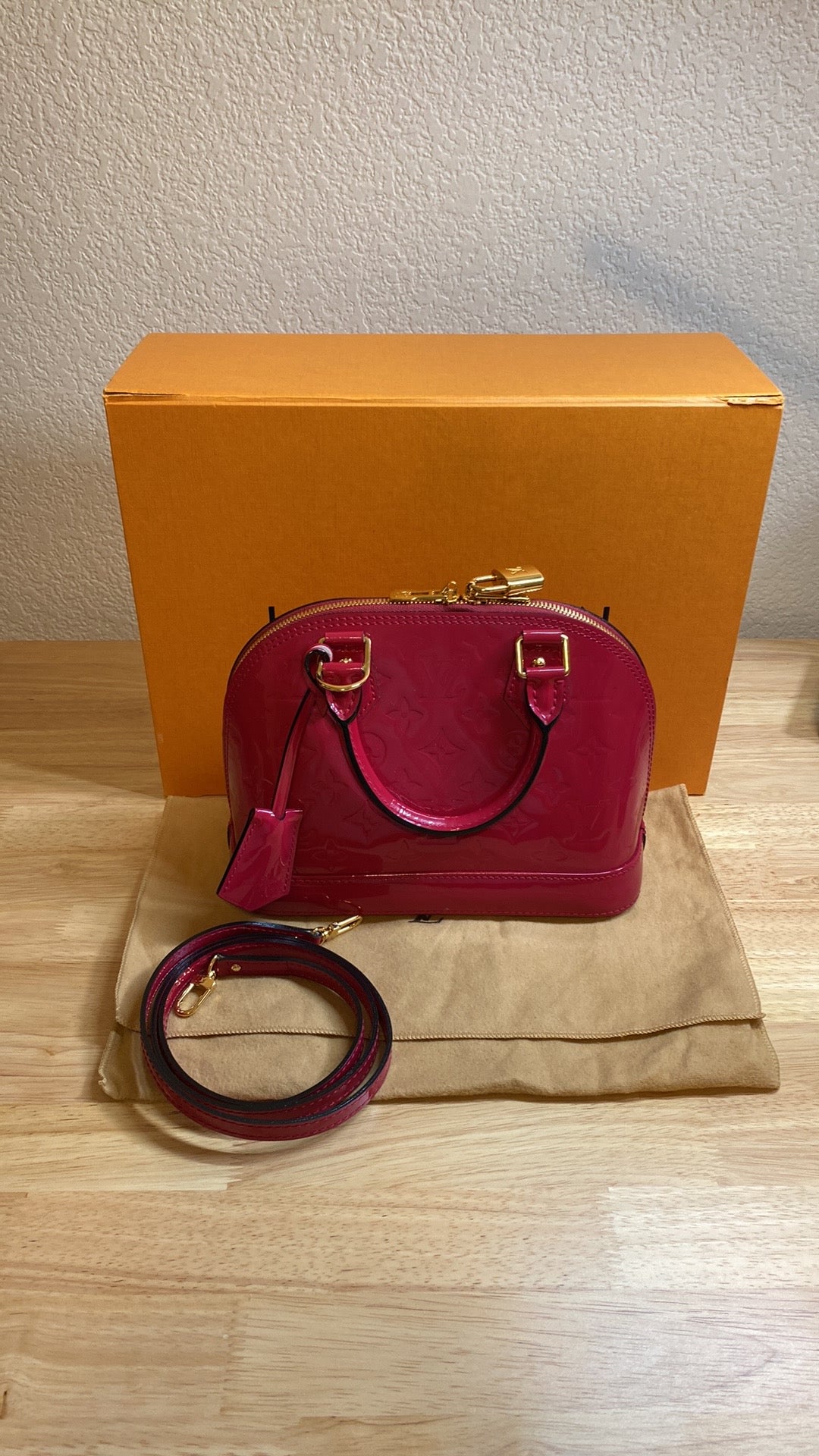 Louis Vuitton Alma Handbag Monogram Vernis BB