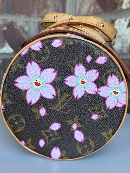 Louis Vuitton Papillon Handbag Limited Edition Cherry Blossom Monogram 67678