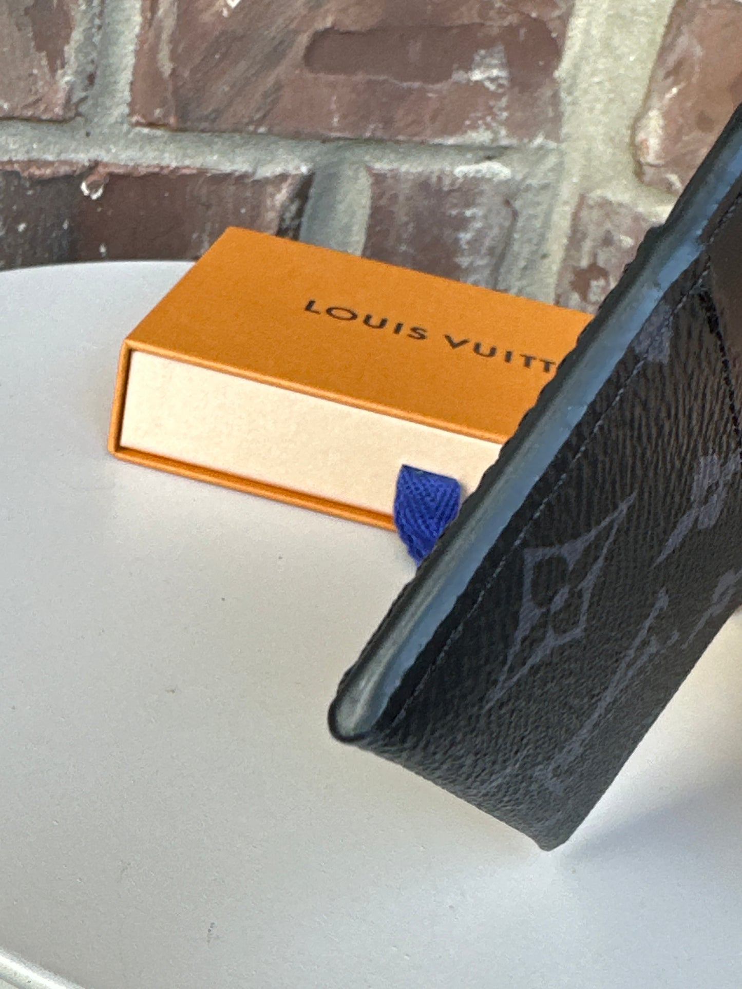 Louis Vuitton Double Card Case Eclipse