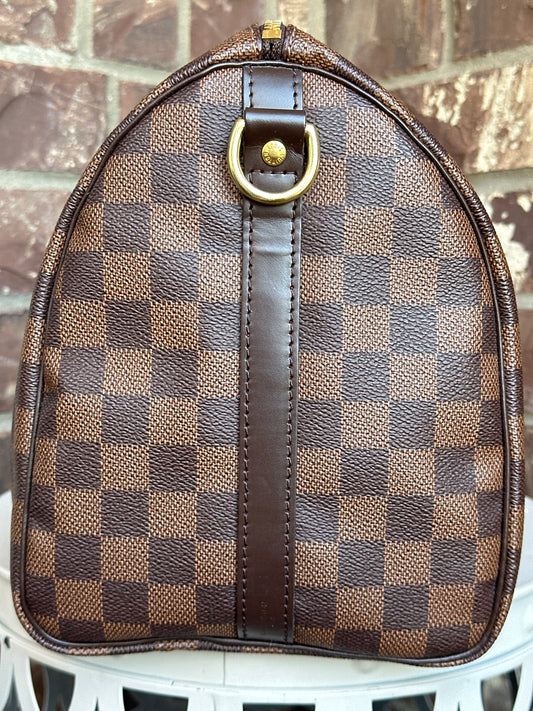 Louis Vuitton Speedy Bandouliere Bag Damier Ebene 30 90265