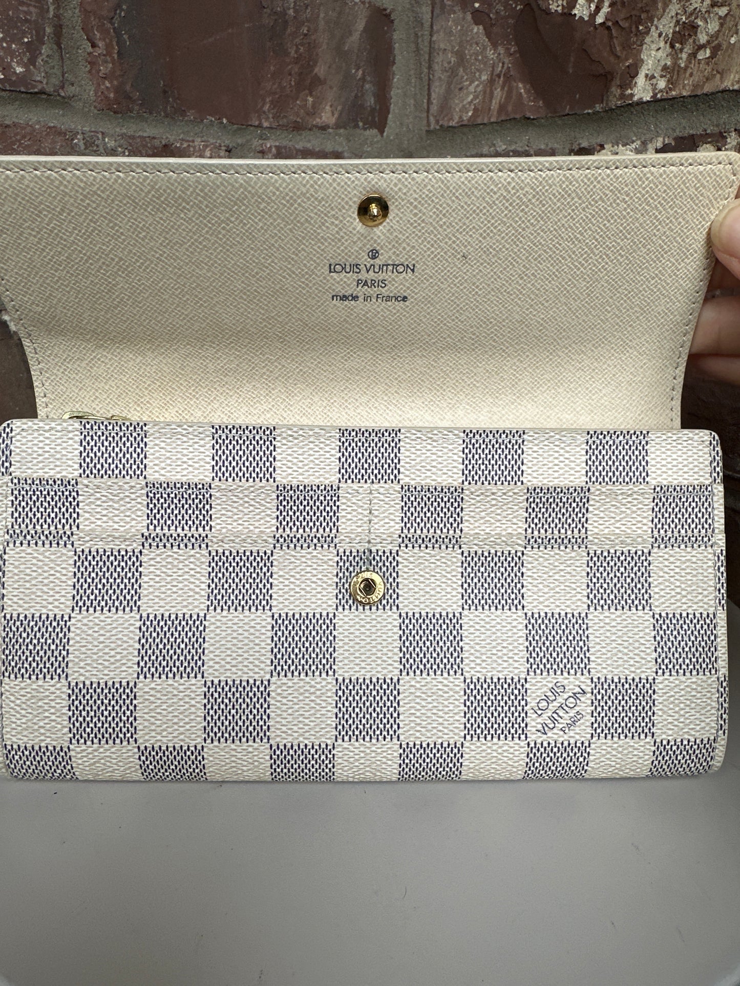 Louis Vuitton Sarah Wallet - Damier Azur