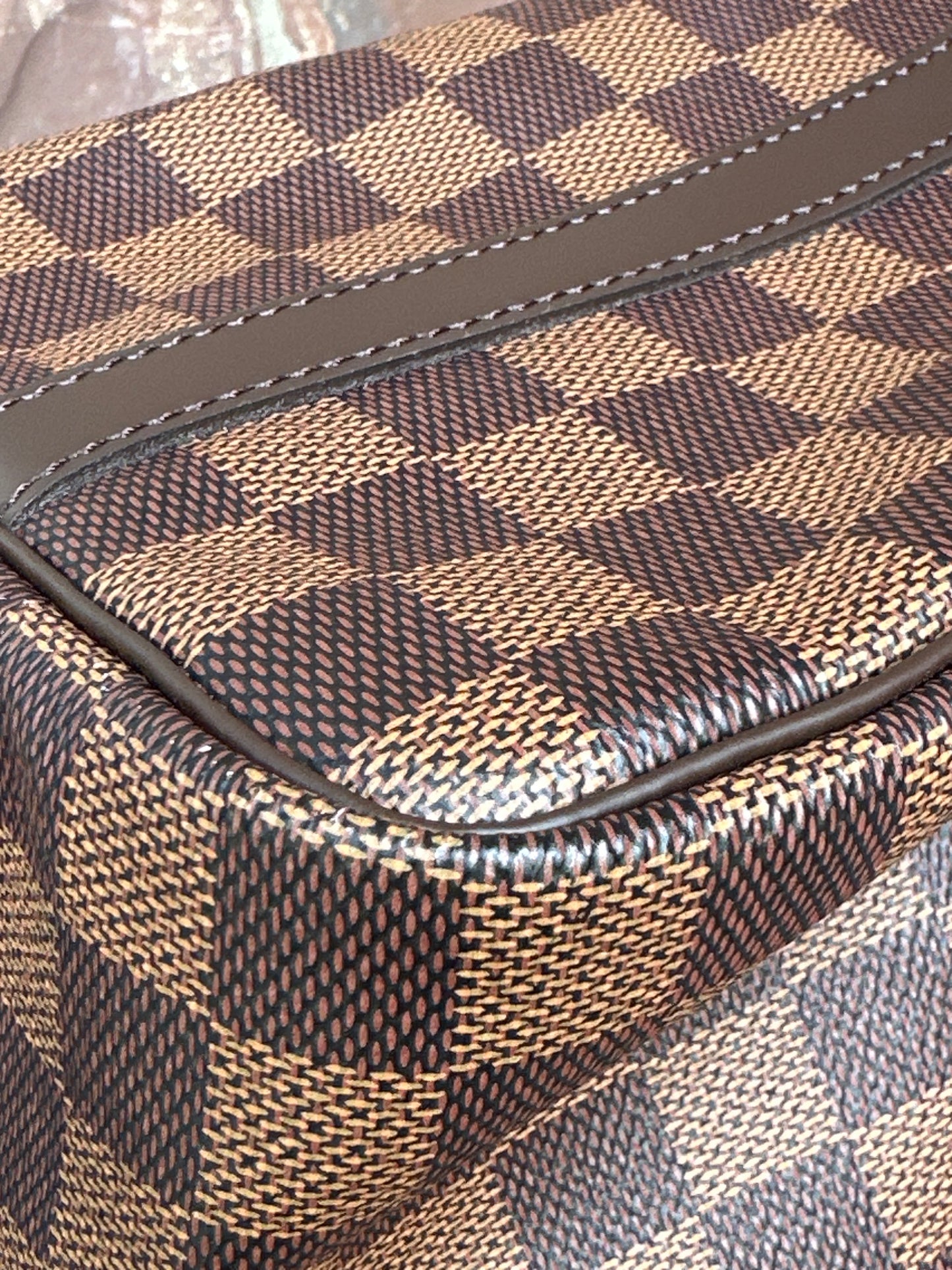 Louis Vuitton Speedy Bandouliere Bag Damier Ebene 25 76909