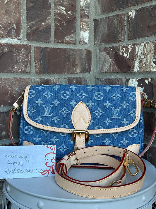 Louis Vuitton Diane NM Denim 57878