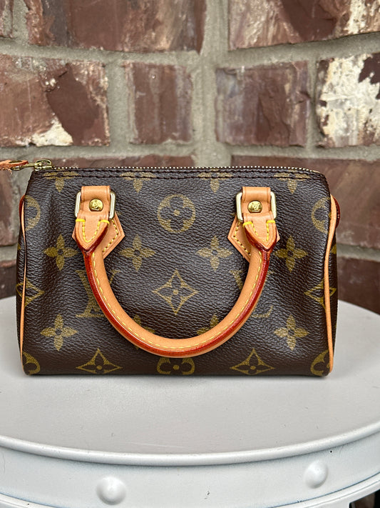 Louis Vuitton Speedy Mini HL Handbag Monogram Canvas