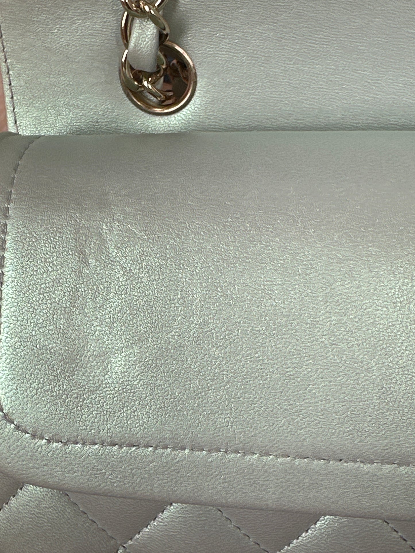 Chanel Classic Double Flap Medium Quilted Iridescent Calfskin 90055