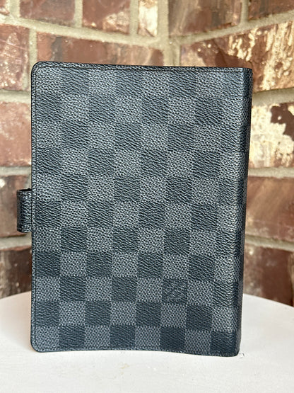 Louis Vuitton Agenda MM Damier Graphite Canvas 93458