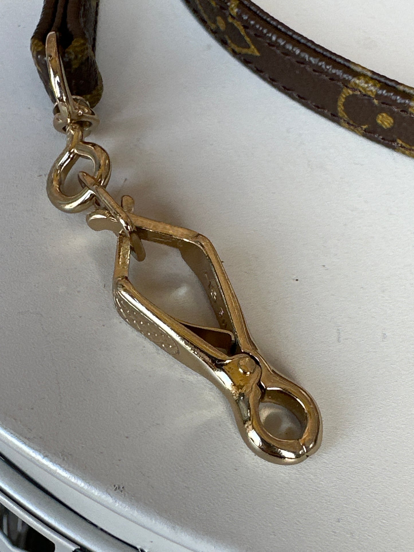 Louis Vuitton Less Baxter MM Monogram Leash 54443